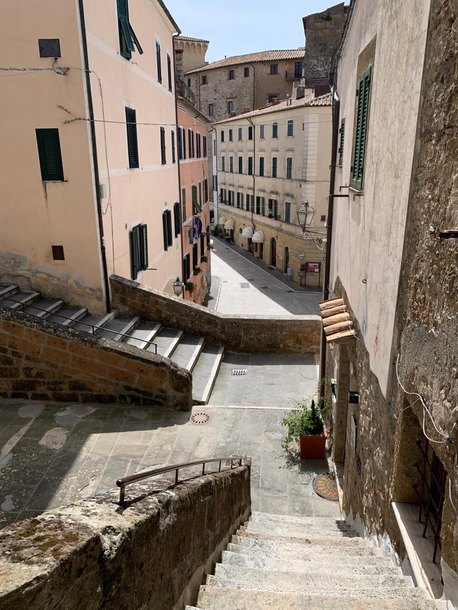 Ferienwohnung La Soffitta Nel Bastione Pitigliano Exterior foto